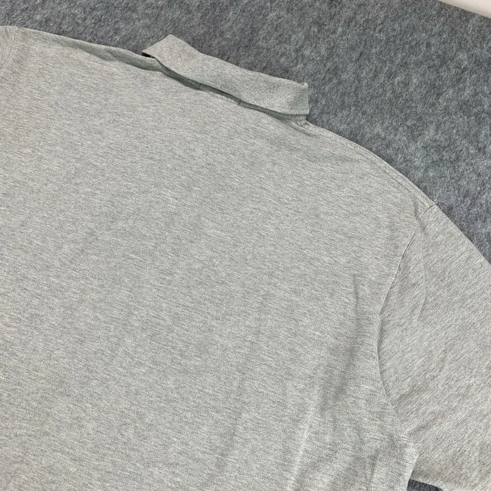 VTG Polo Ralph Lauren Gray Polo Shirt 100% Cotton Size 3XLT (TALL)